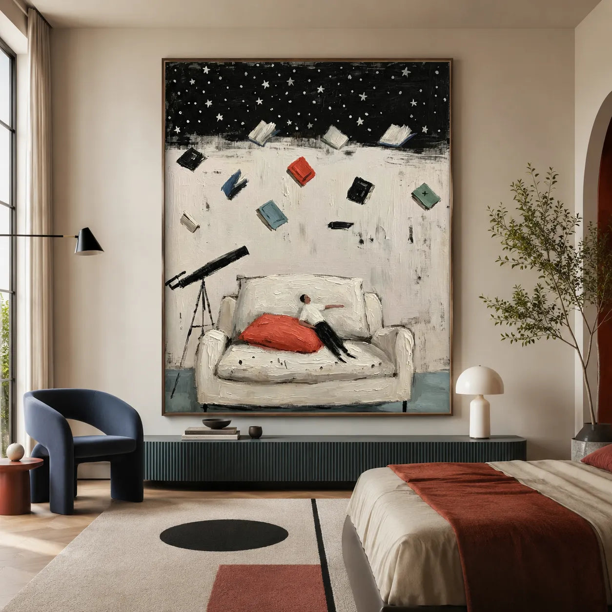 Starry Reading Sofa