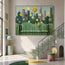 Golden Blooms Cityscape