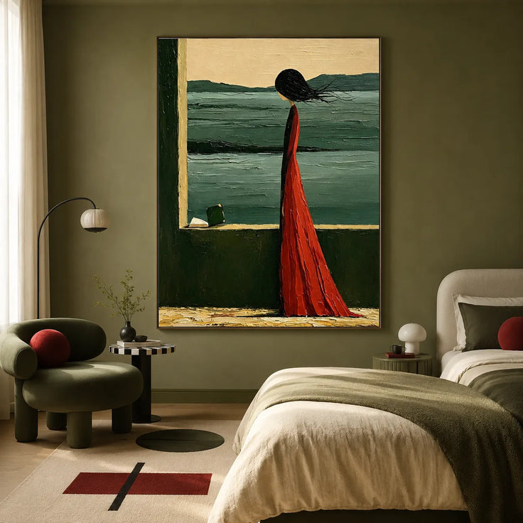 Woman by the Sea