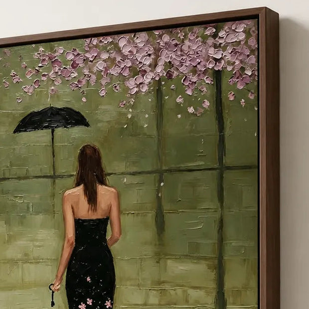 Rainy Garden Solitude