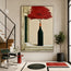 Crimson Canopy Vase