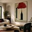 Crimson Canopy Vase