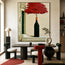 Crimson Canopy Vase
