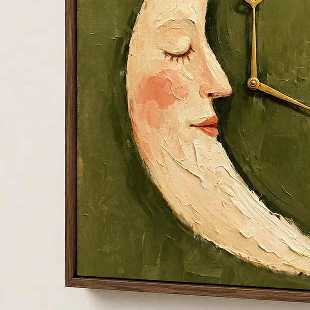 Crescent Moon Clock