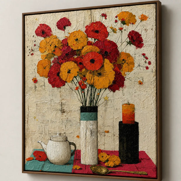Poppy Candle