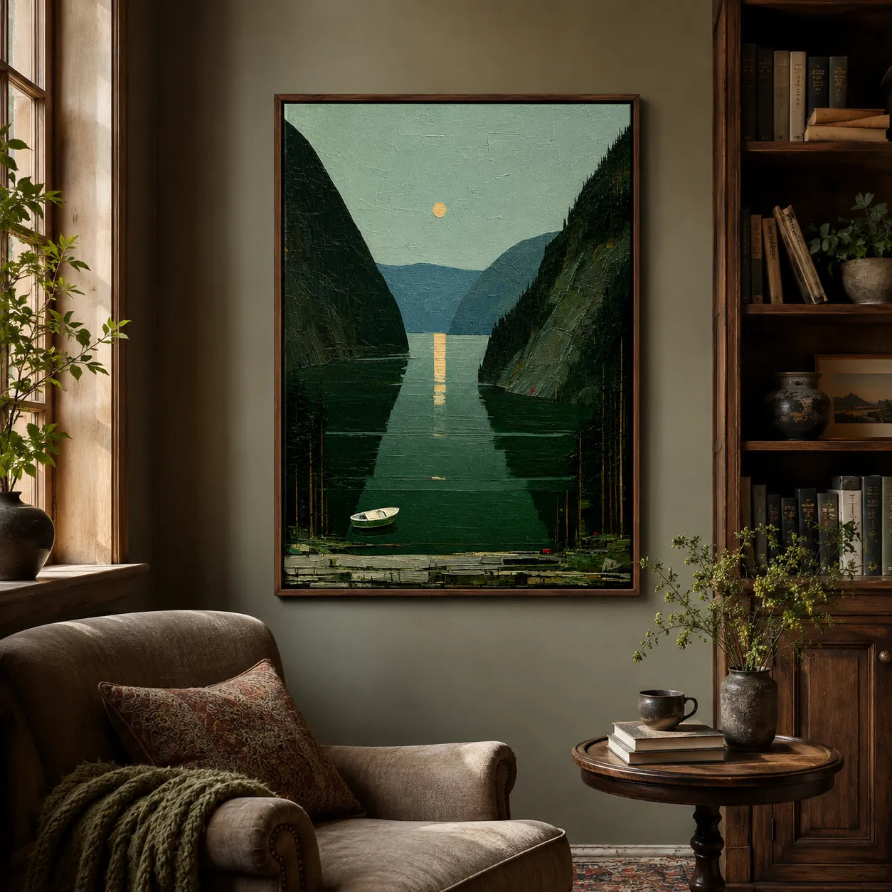 Moonlit Lake