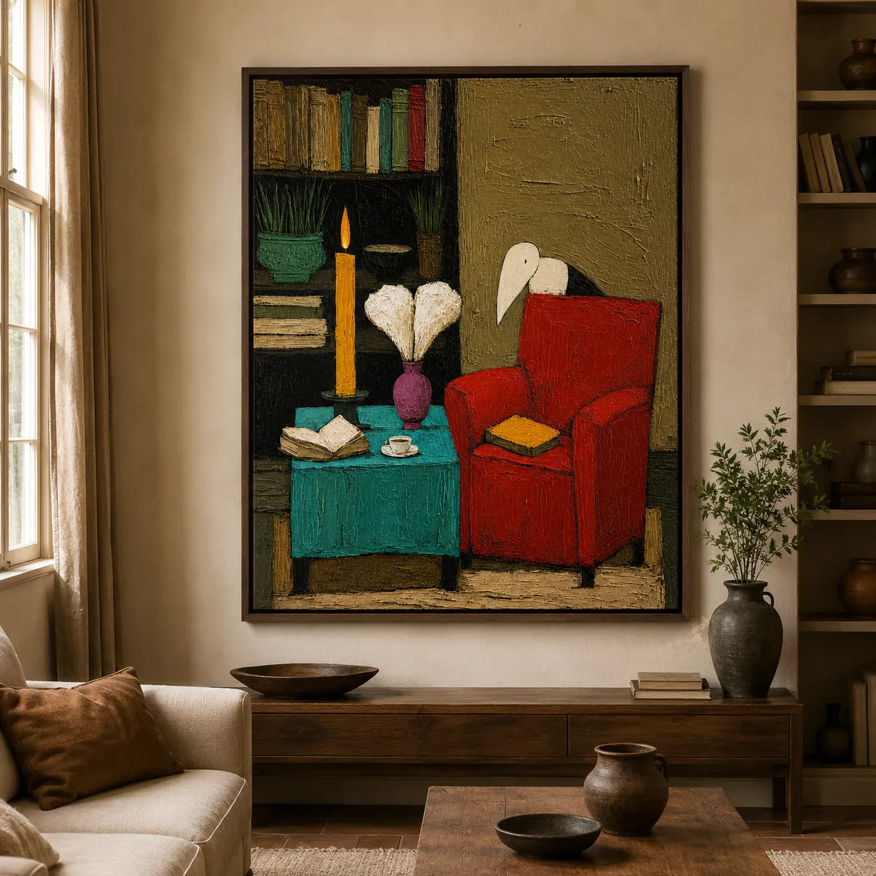 Red Reading Chair