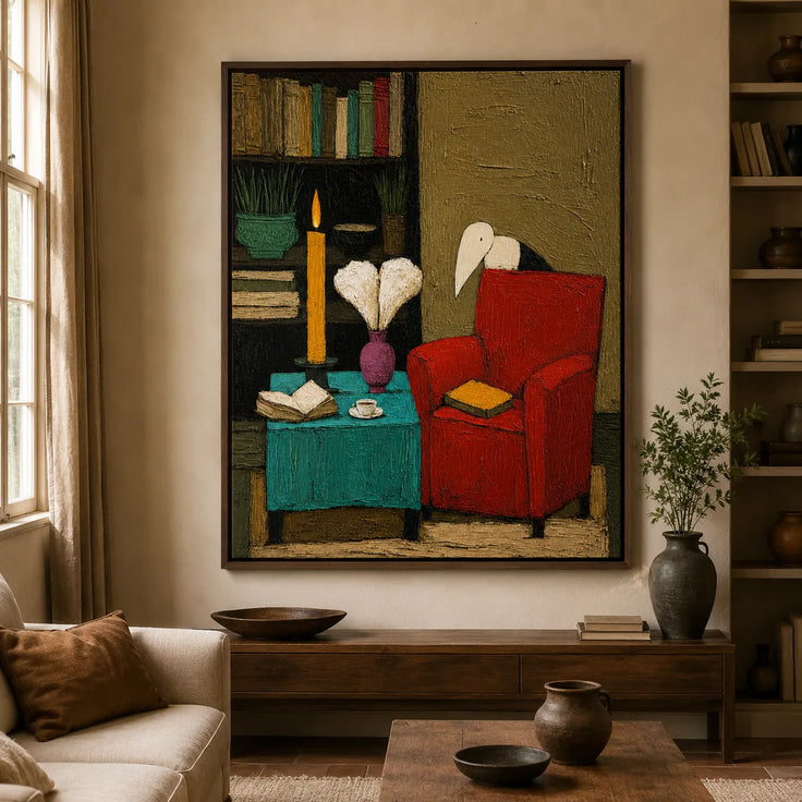 Red Reading Chair