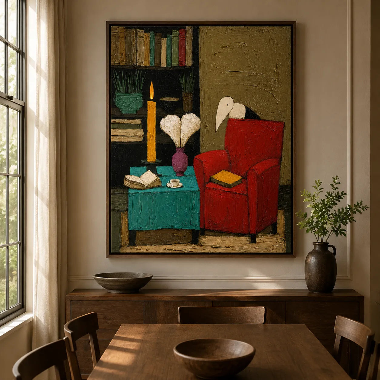 Red Reading Chair