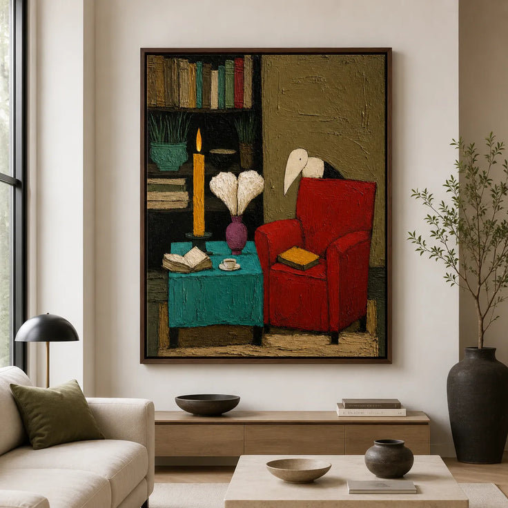 Red Reading Chair
