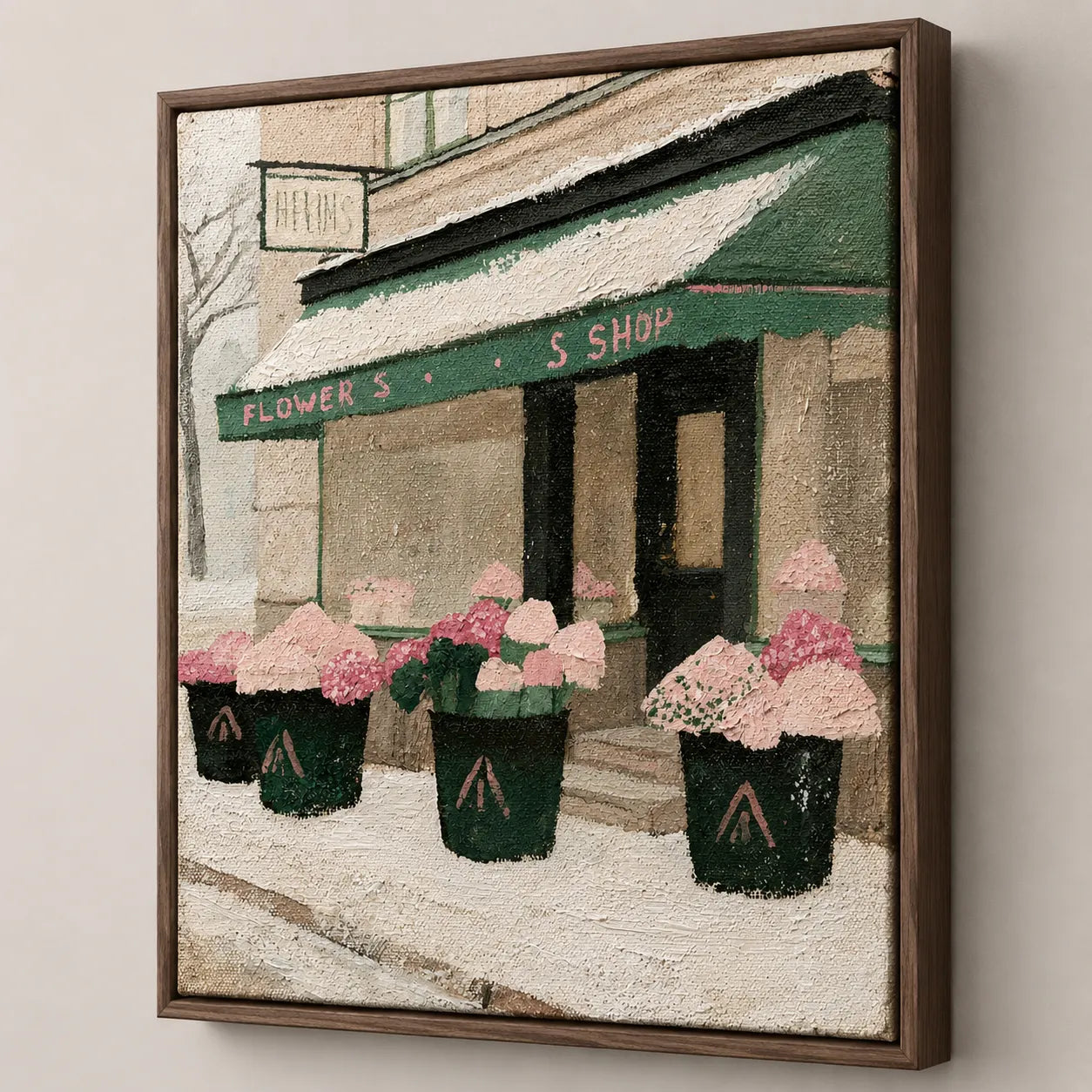 Snowy Flower Shop