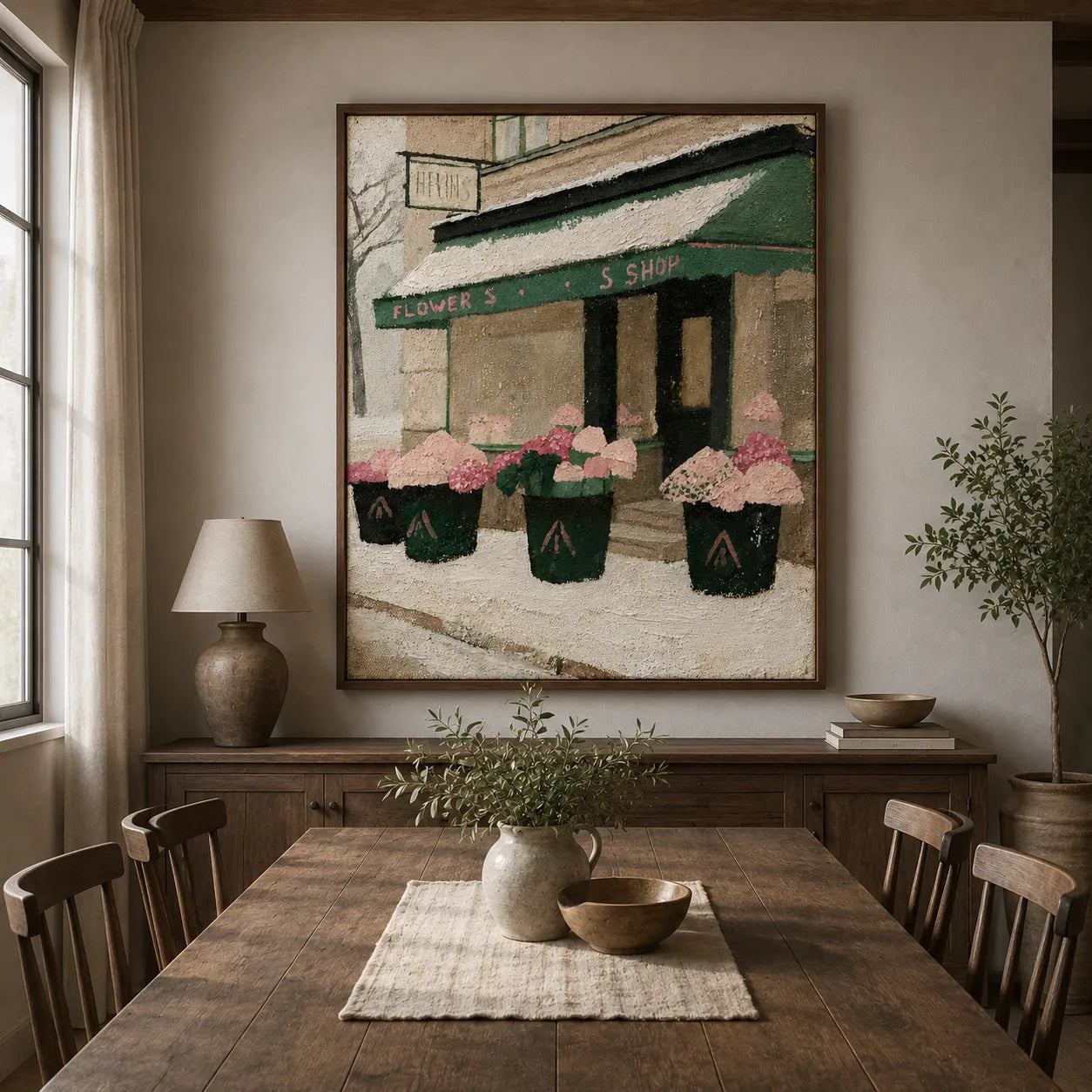 Snowy Flower Shop