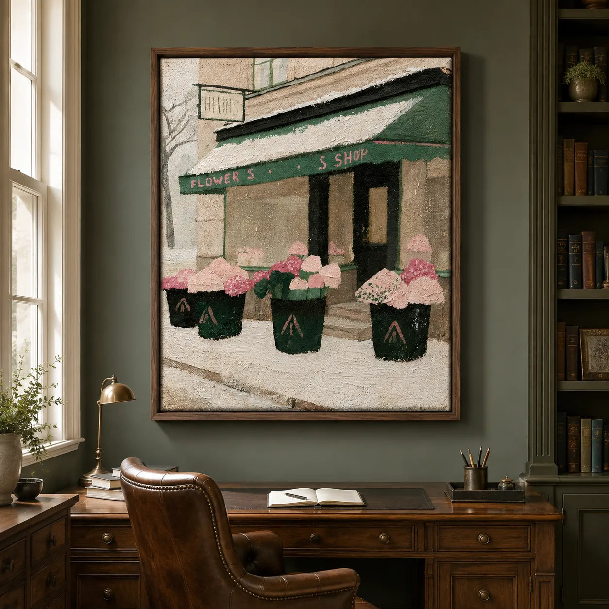 Snowy Flower Shop