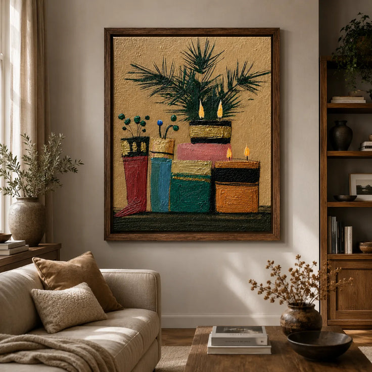 Colorful Candle Garden