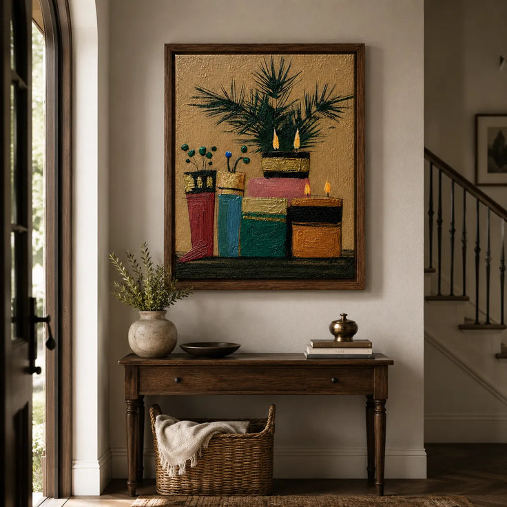 Colorful Candle Garden