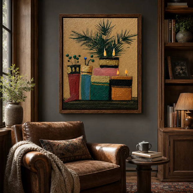 Colorful Candle Garden