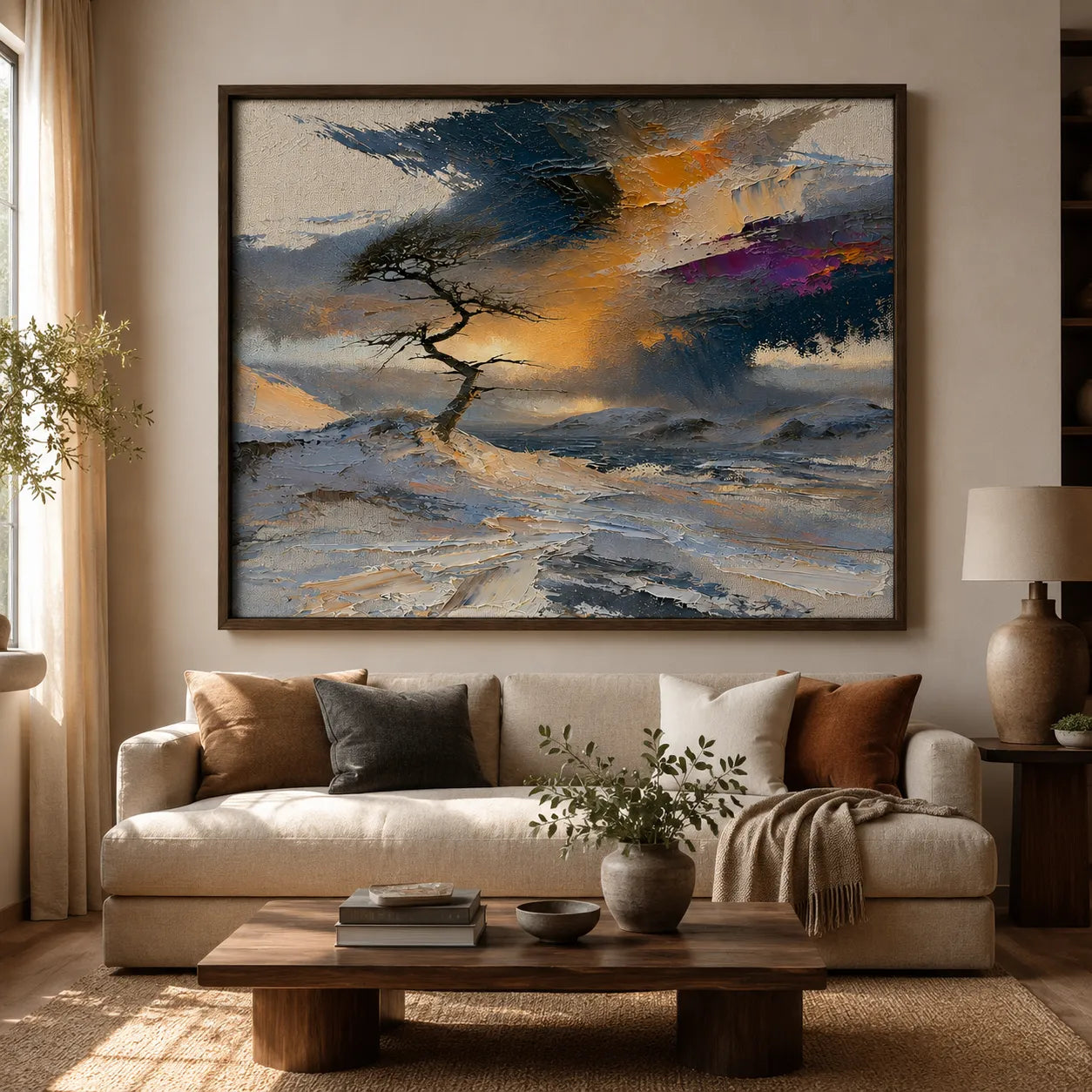 Winter Solitude Landscape