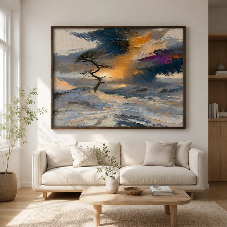 Winter Solitude Landscape
