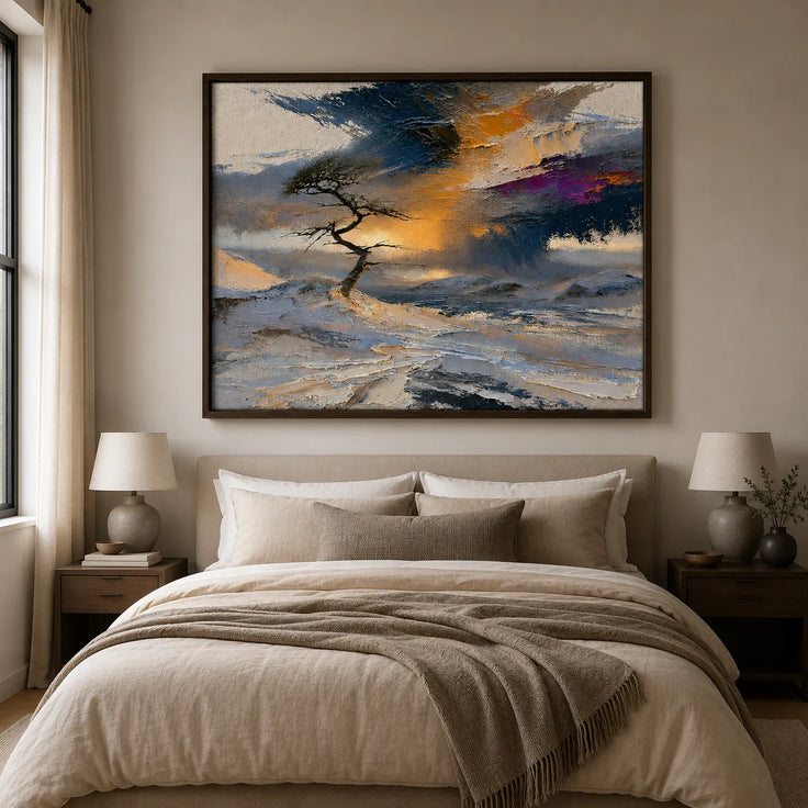 Winter Solitude Landscape