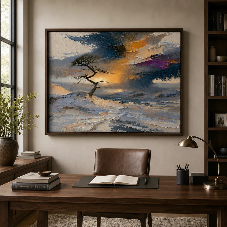 Winter Solitude Landscape