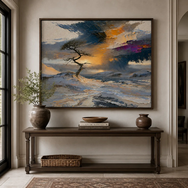 Winter Solitude Landscape
