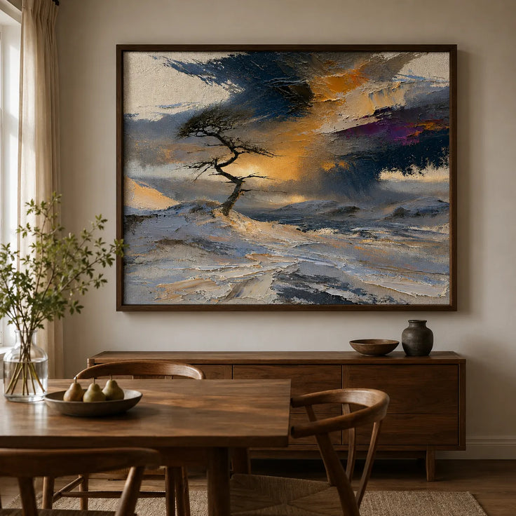 Winter Solitude Landscape