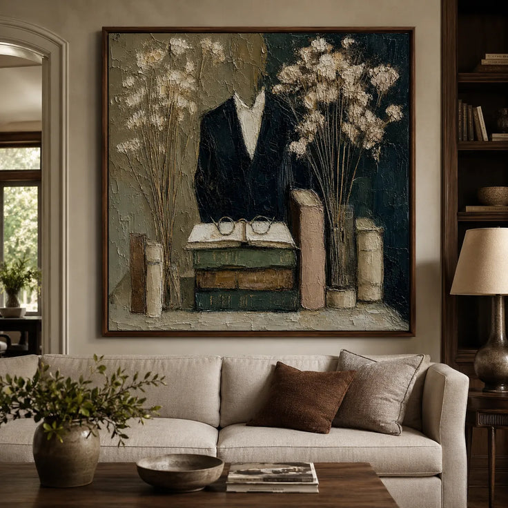 Elegant Floral Portrait