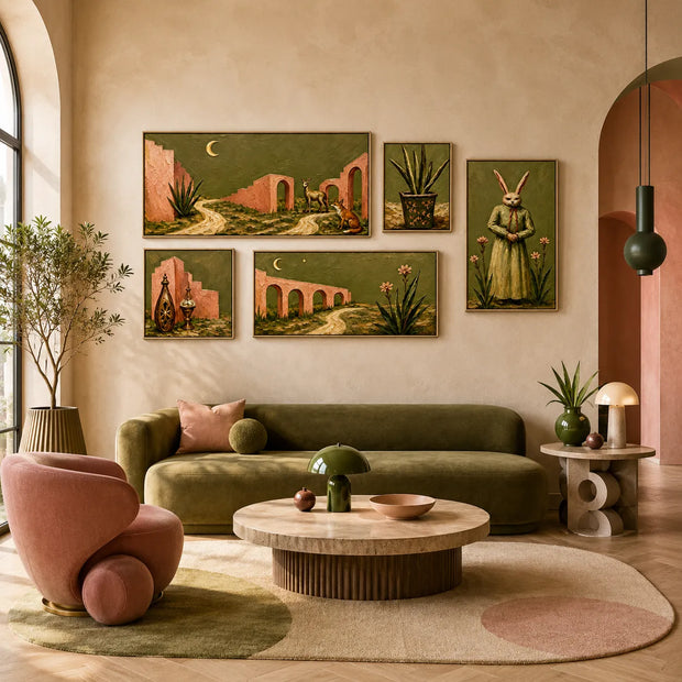 Moonlit Desert Tales Gallery Wall (Including 5 Piece)