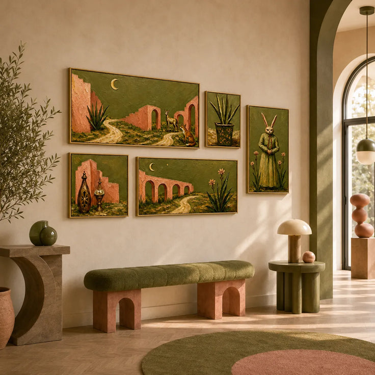 Moonlit Desert Tales Gallery Wall (Including 5 Piece)