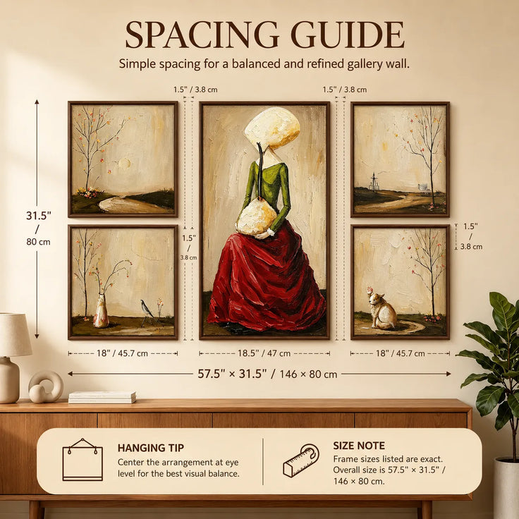 The Quiet Offering Gallery Wall (Including 5 Piece)