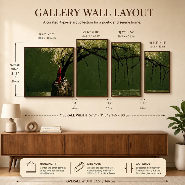 Enchanted Grove Guardian Gallery Wall (Including 4 Piece)