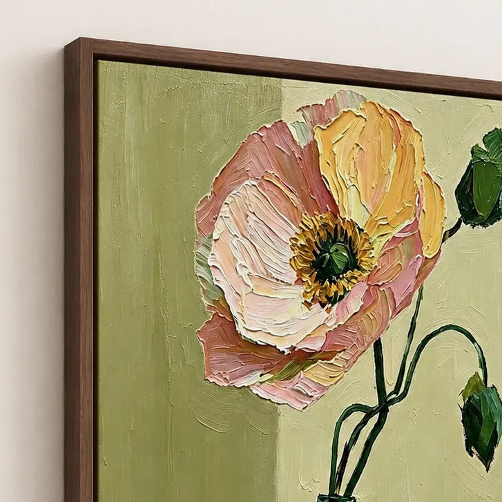 Modern Bloom in Emerald Vase