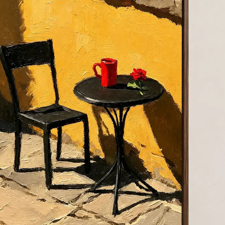 Sunlit Café Corner
