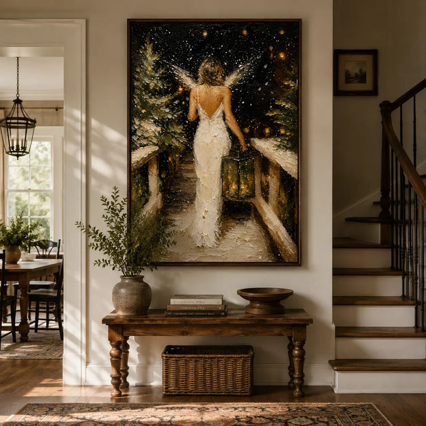 Winter Lantern Angel