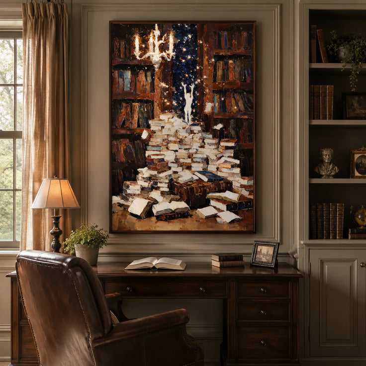 Starlit Library Dream