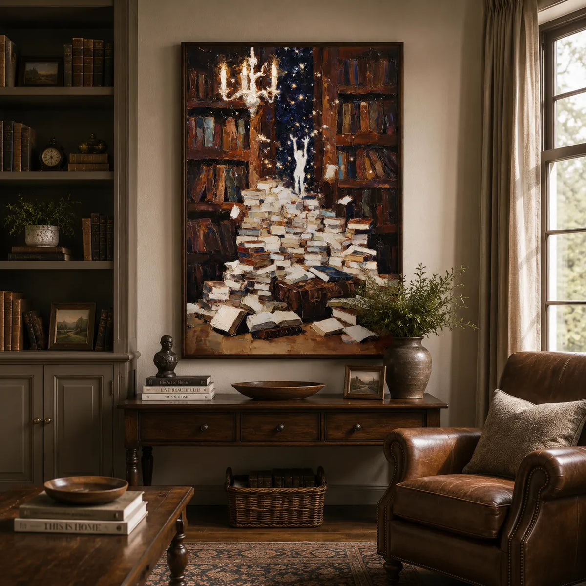 Starlit Library Dream