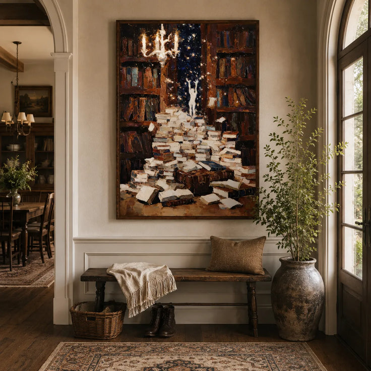 Starlit Library Dream