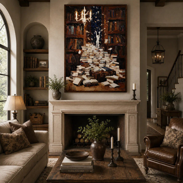 Starlit Library Dream