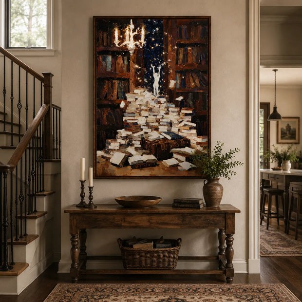 Starlit Library Dream