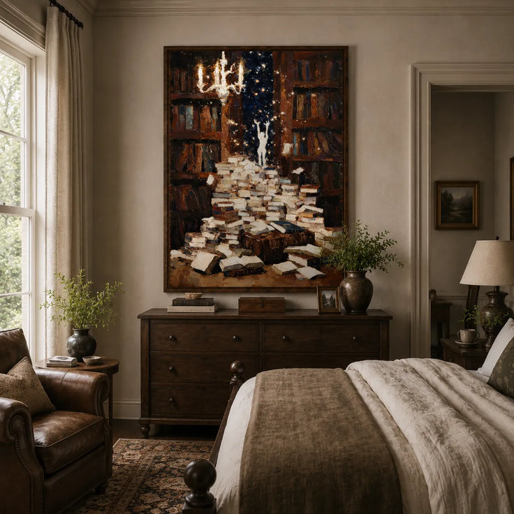 Starlit Library Dream