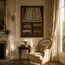 Rose Linen & Bookshelf