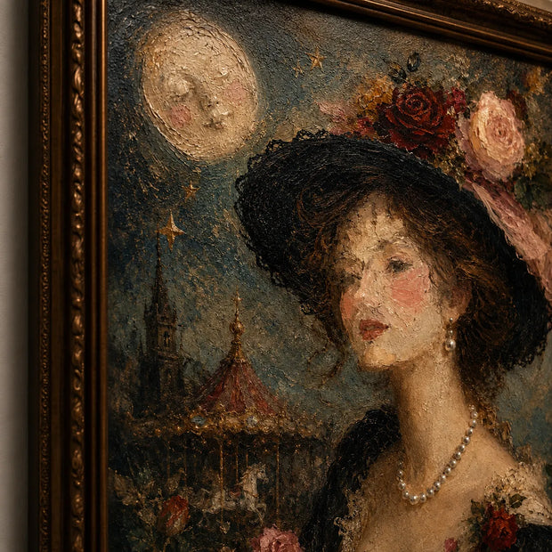 Moonlit Rose Portrait