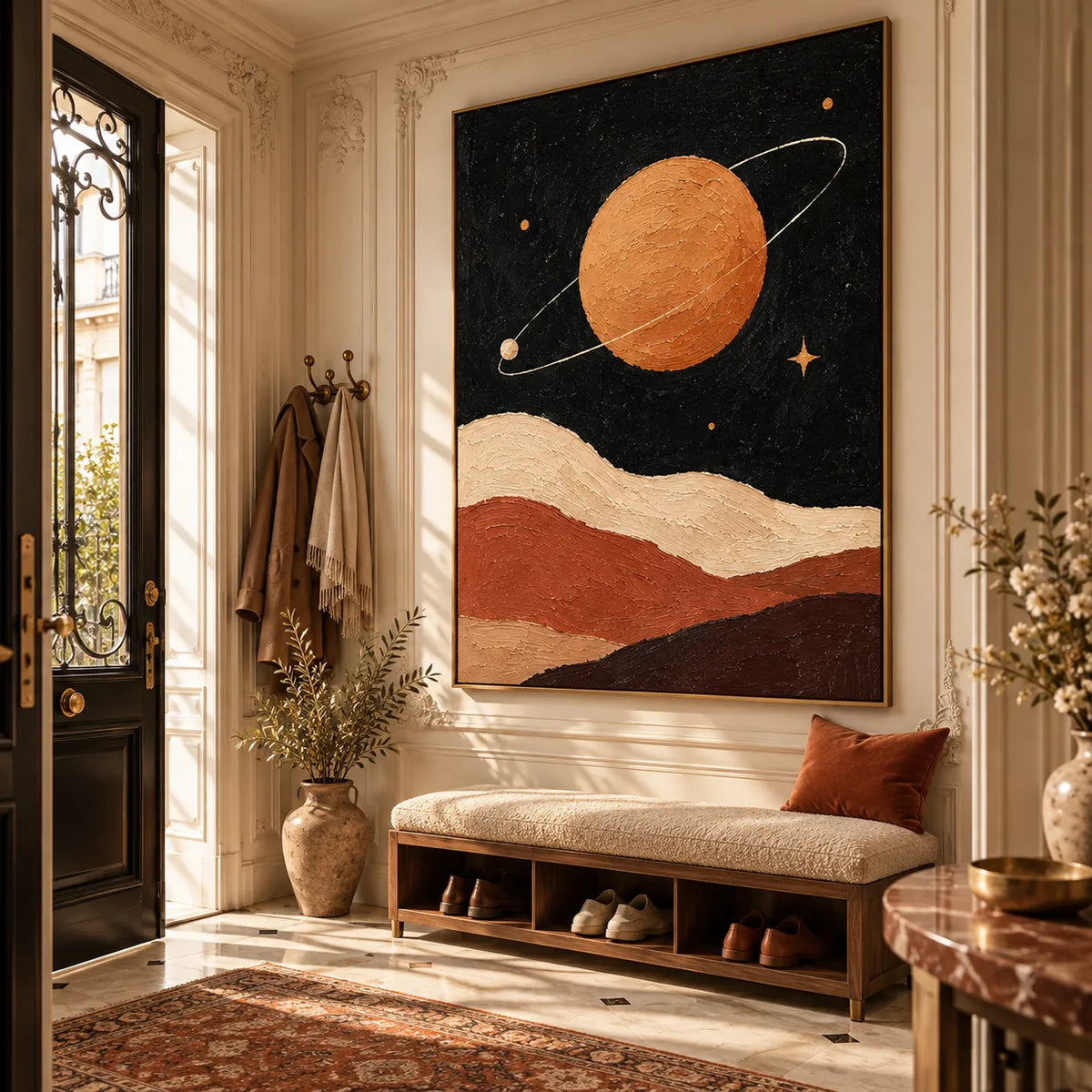 Saturn’s Golden Reverie