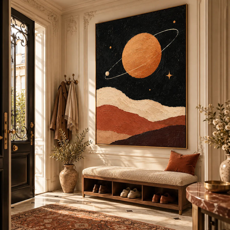 Saturn’s Golden Reverie