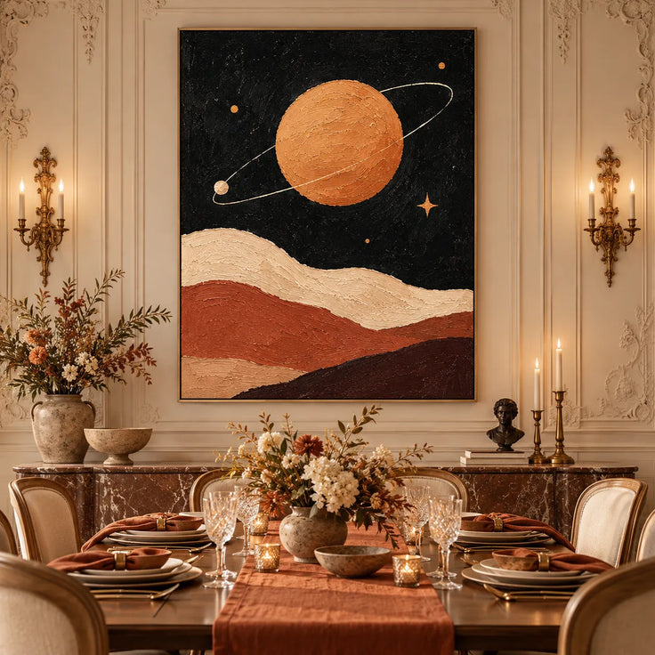 Saturn’s Golden Reverie