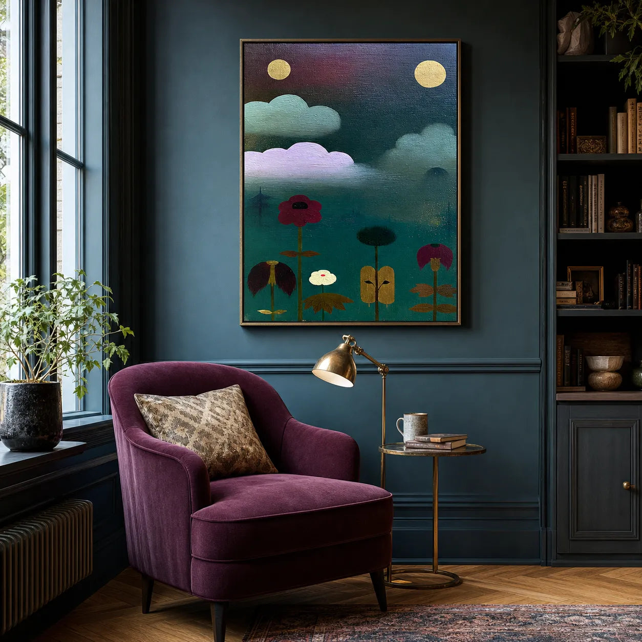 Midnight Meadow Floral