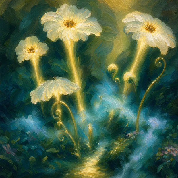 Moonlit Bloom Garden