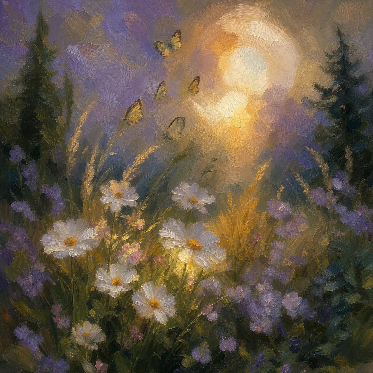 Moonlit Wildflower