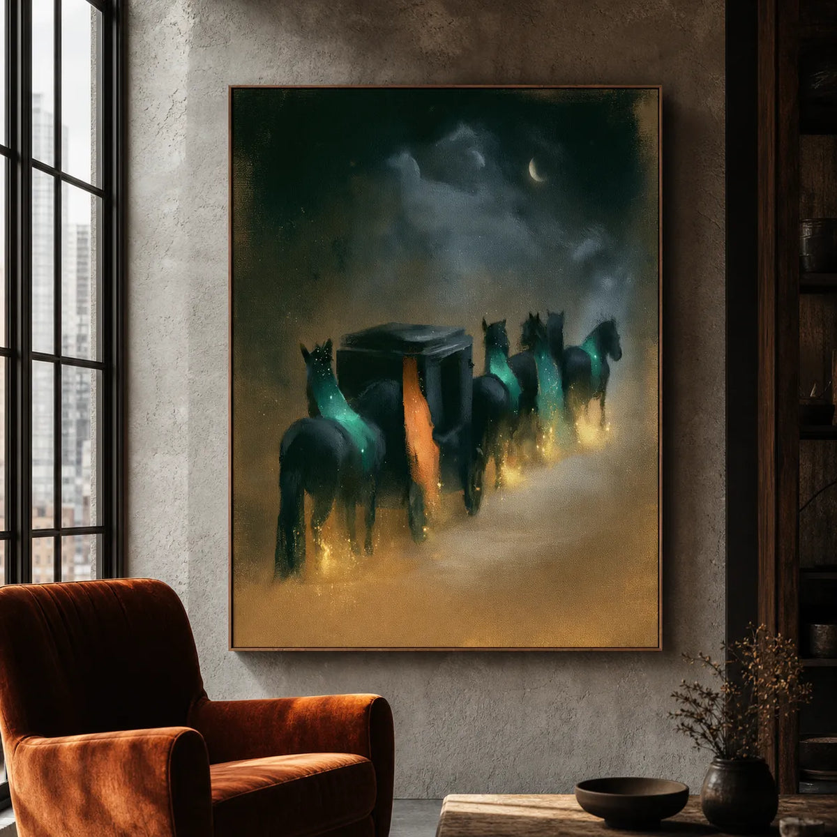 Moonlit Caravan