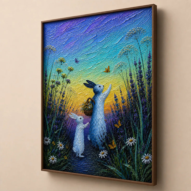 Lavender Meadow Bunny